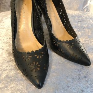 LC Lauren Conrad flower cutout pumps